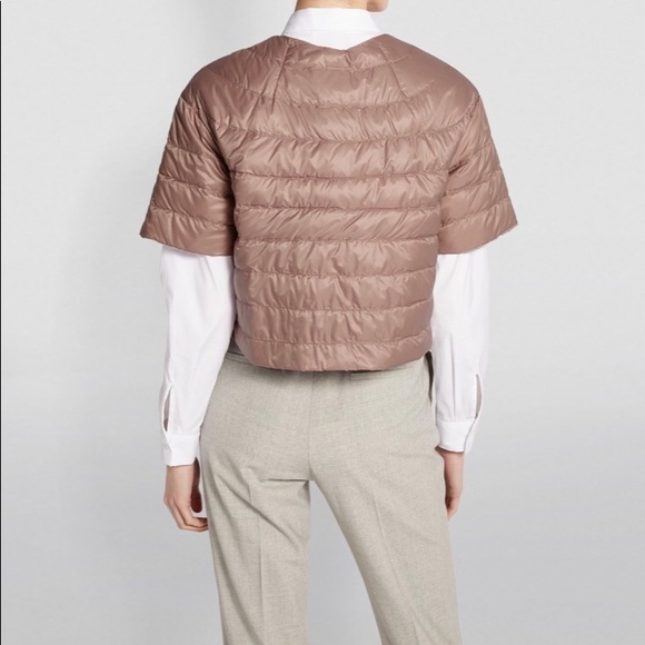 Max Mara Cropped Reversible Jacket Mauve Size (M) - Picture 6 of 6